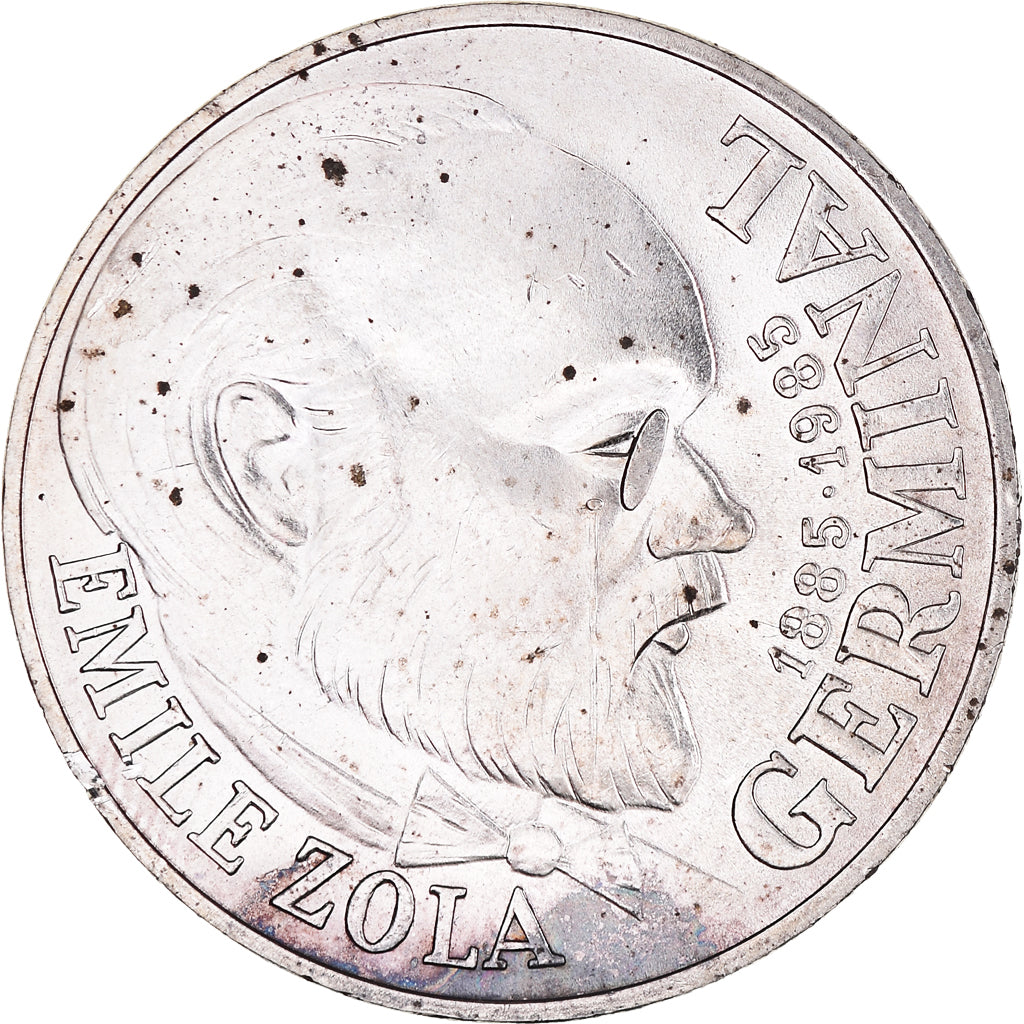 Coin, France, Germinal, 100 Francs, 1985, Paris, AU(50-53), Silver, KM:957