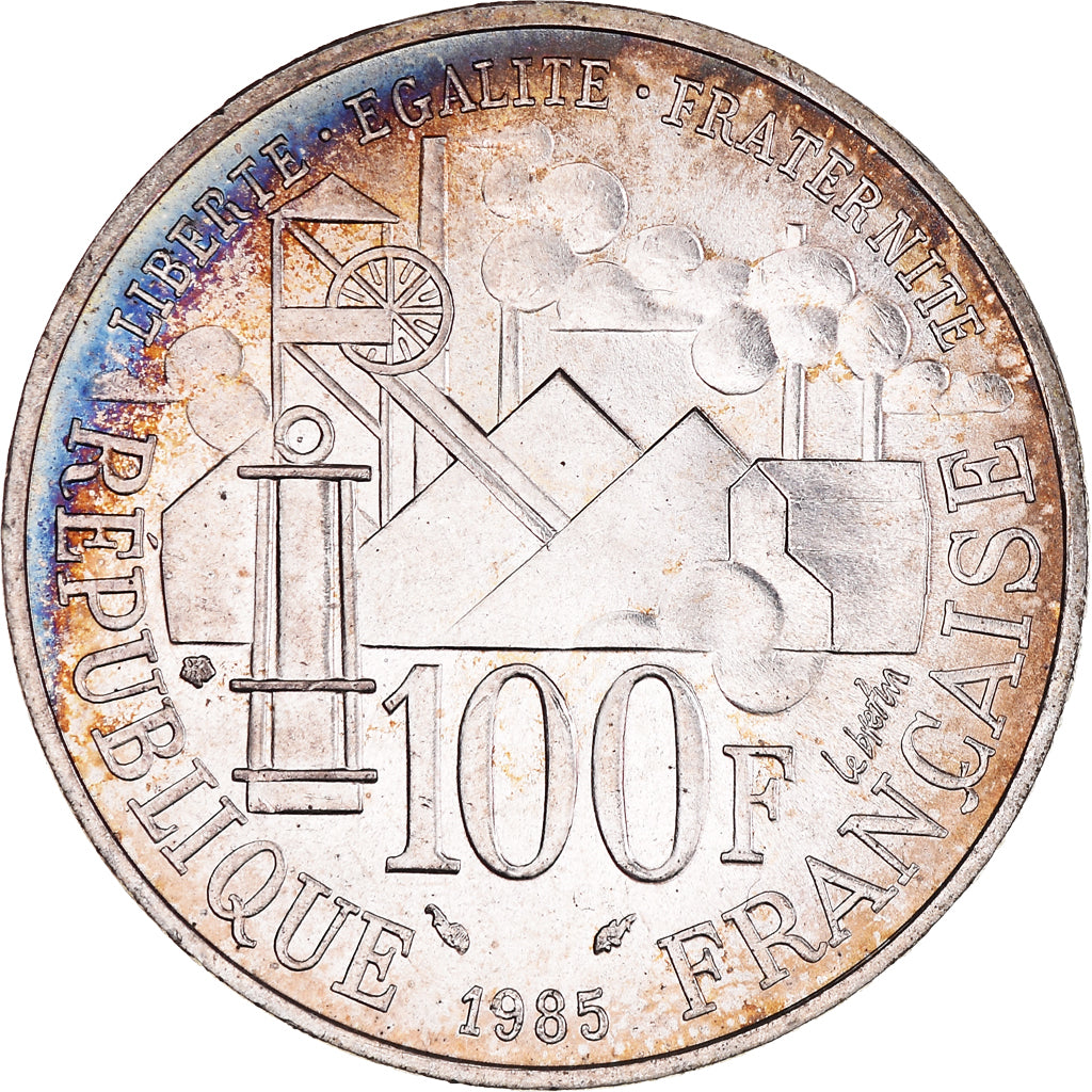 Monnaie, France, Germinal, 100 Francs, 1985, Paris, SUP, Argent, Gadoury:900