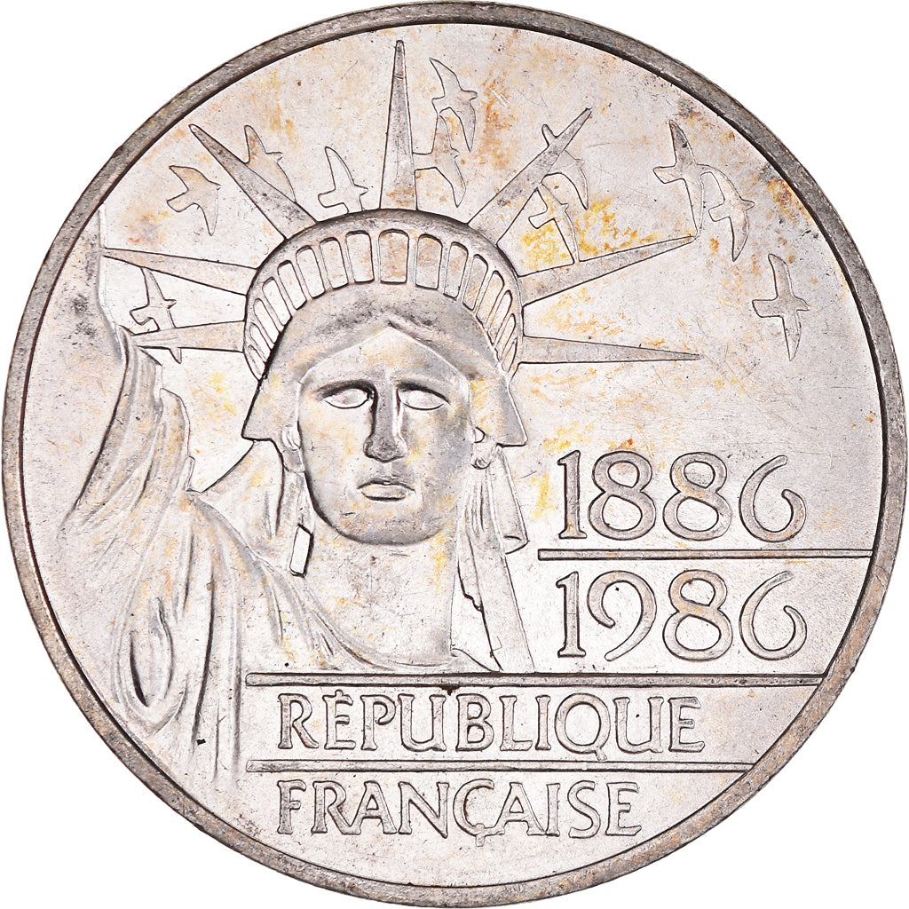 Monnaie, France, Statue de la Liberté, 100 Francs, 1986, SUP, Argent