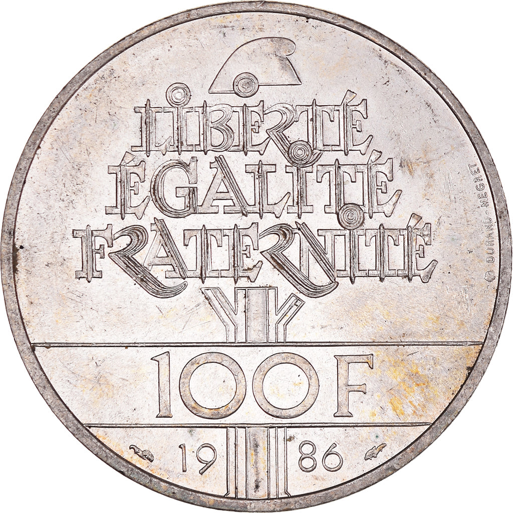 Monnaie, France, Statue de la Liberté, 100 Francs, 1986, SUP, Argent