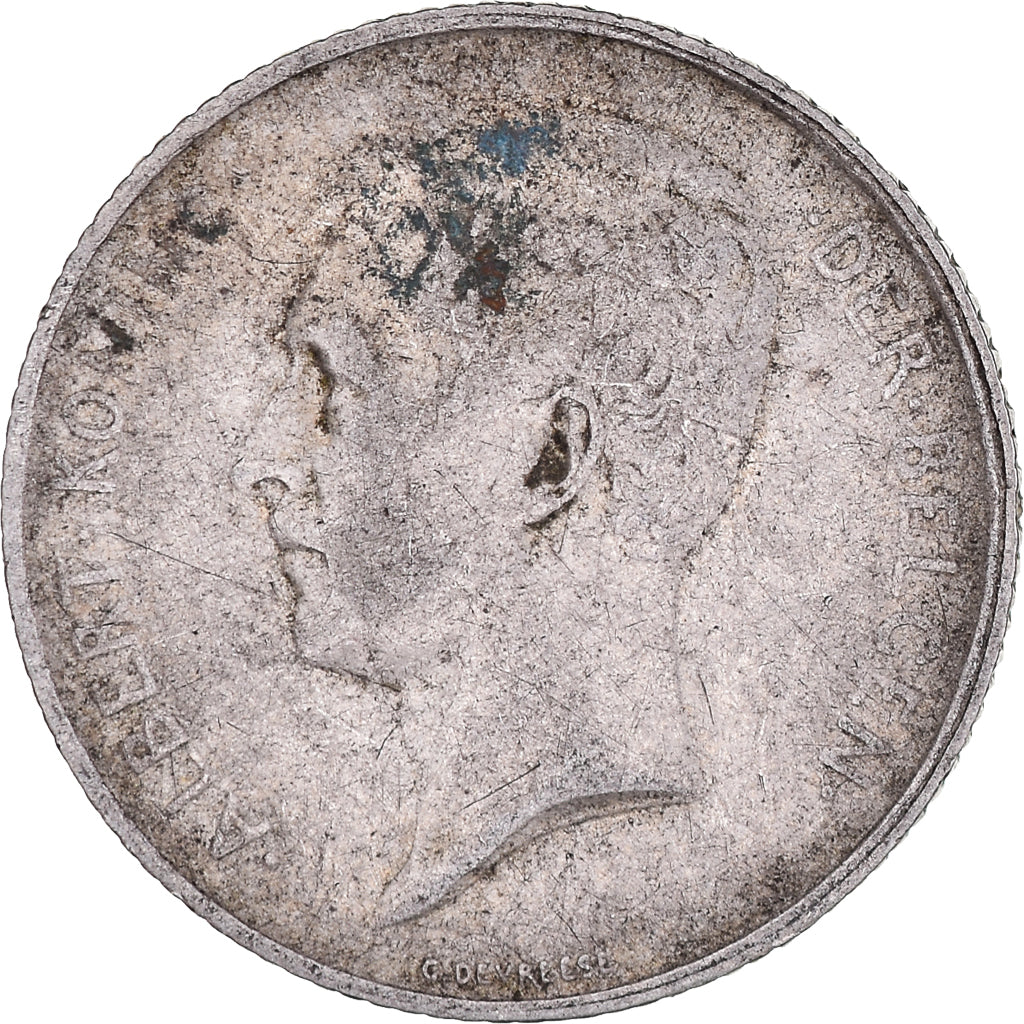 Coin, Belgium, Franc, 1911, VF(20-25), Silver, KM:72
