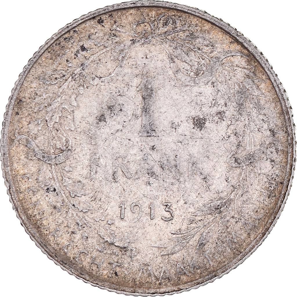Coin, Belgium, Franc, 1913, EF(40-45), Silver, KM:73.1