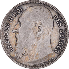 Coin, Belgium, Franc, 1909, VF(20-25), Silver, KM:56.1