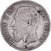 Coin, Belgium, Leopold II, Franc, 1867, Brussels, VF(20-25), Silver, KM:28.1