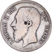 Coin, Belgium, Leopold II, Franc, 1867, Brussels, VF(20-25), Silver, KM:28.1