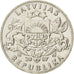 LATVIA, Lats, 2007, KM #12, MS(63), Copper-Nickel, 21.75, 4.78