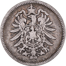 Coin, GERMANY - EMPIRE, Wilhelm I, Mark, 1874, Muldenhütten, VF(30-35), Silver