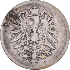 Coin, GERMANY - EMPIRE, Wilhelm I, Mark, 1876, Stuttgart, VF(30-35), Silver