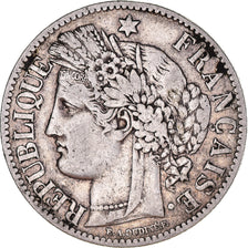 Coin, France, Cérès, 2 Francs, 1887, Paris, EF(40-45), Silver, KM:817.1