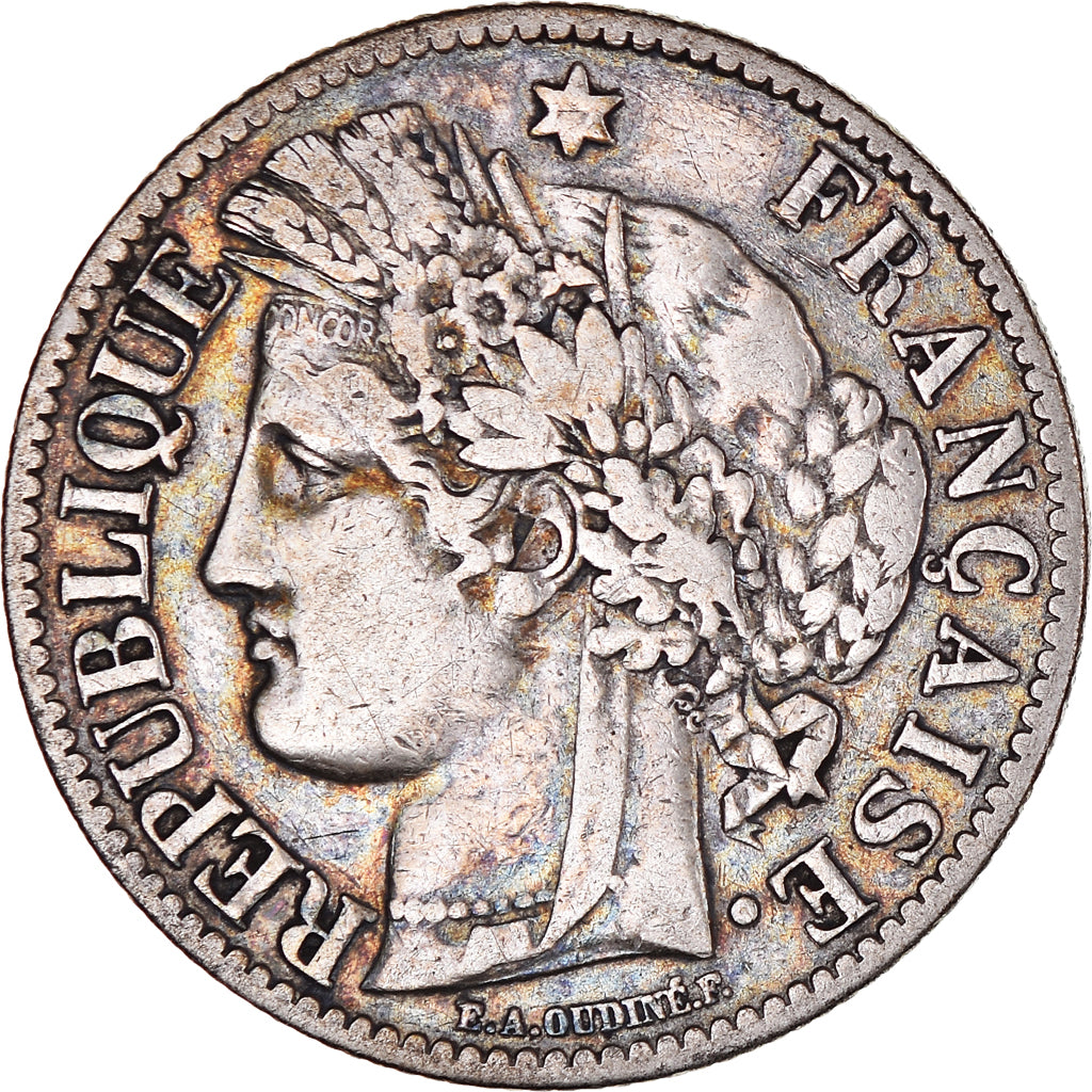 Coin, France, Cérès, 2 Francs, 1895, Paris, EF(40-45), Silver, KM:817.1