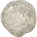 SPANISH NETHERLANDS, Escalin, 1641, Luxembourg, KM #13, AU(50-53), Silver, 4.90