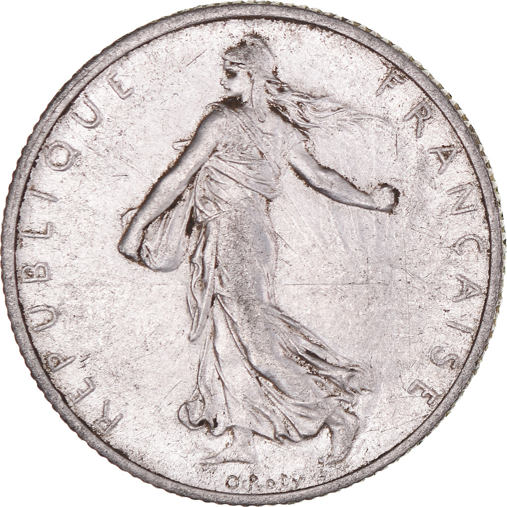 Moneta, Francia, Semeuse, 2 Francs, 1918, Paris, SPL, Argento, KM:845.1