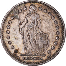 Coin, Switzerland, 2 Francs, 1920, Bern, EF(40-45), Silver, KM:21