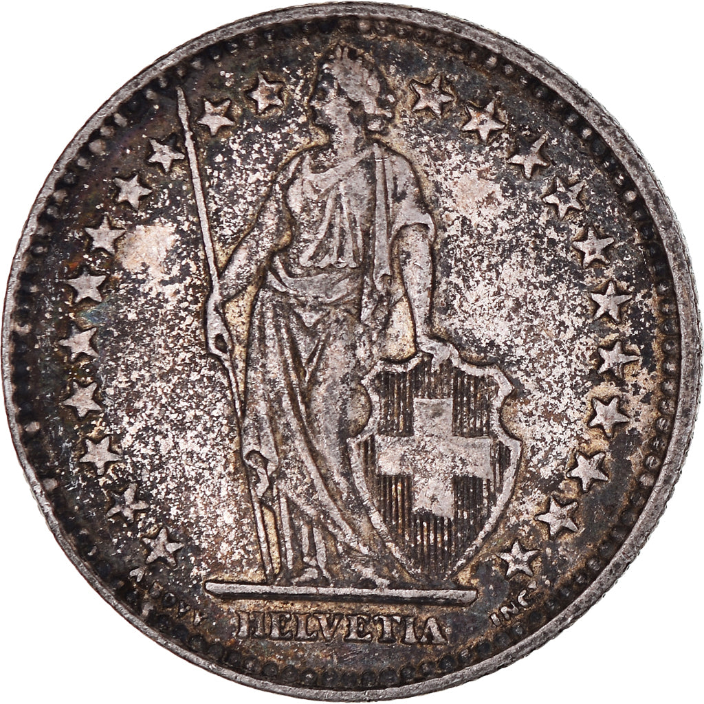 Moneta, Svizzera, 2 Francs, 1939, Bern, MB+, Argento, KM:21