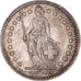Coin, Switzerland, 2 Francs, 1944, Bern, AU(50-53), Silver, KM:21