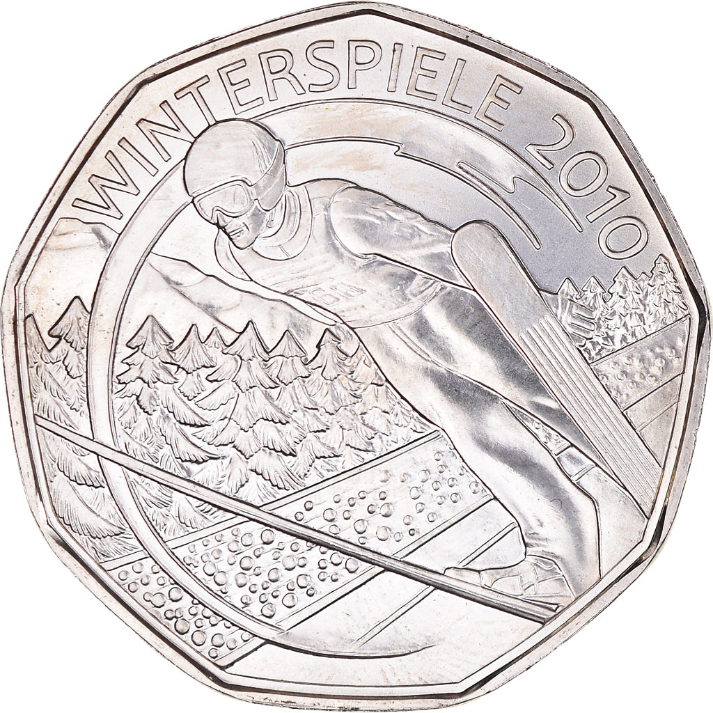 Austria, Olympische Winterspiele, 5 Euro, 2010, Vienna, MS(65-70), Silver