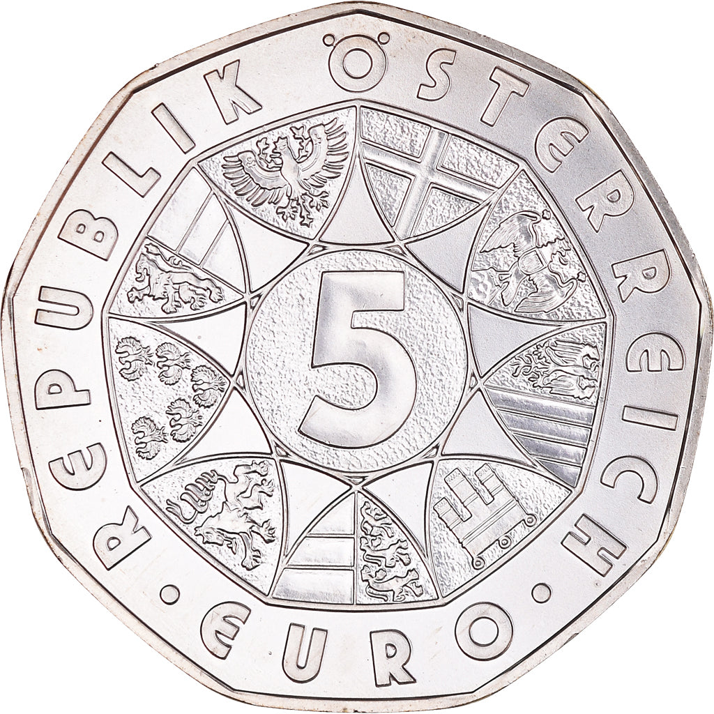 Austria, Olympische Winterspiele, 5 Euro, 2010, Vienna, MS(65-70), Silver