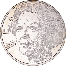Netherlands, 5 Euro, 2003, Utrecht, Vincent Van Gogh, MS(63), Silver, KM:245