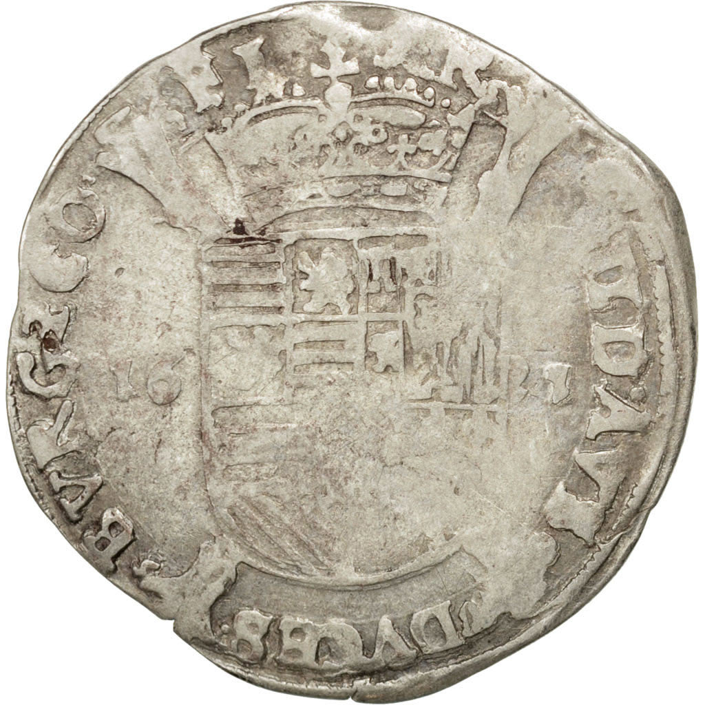 Coin, Spanish Netherlands, Flanders, Escalin, 1621, Bruges, VF(30-35), Silver