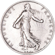 Coin, France, Semeuse, 2 Francs, 1919, Paris, AU(50-53), Silver, KM:845.1