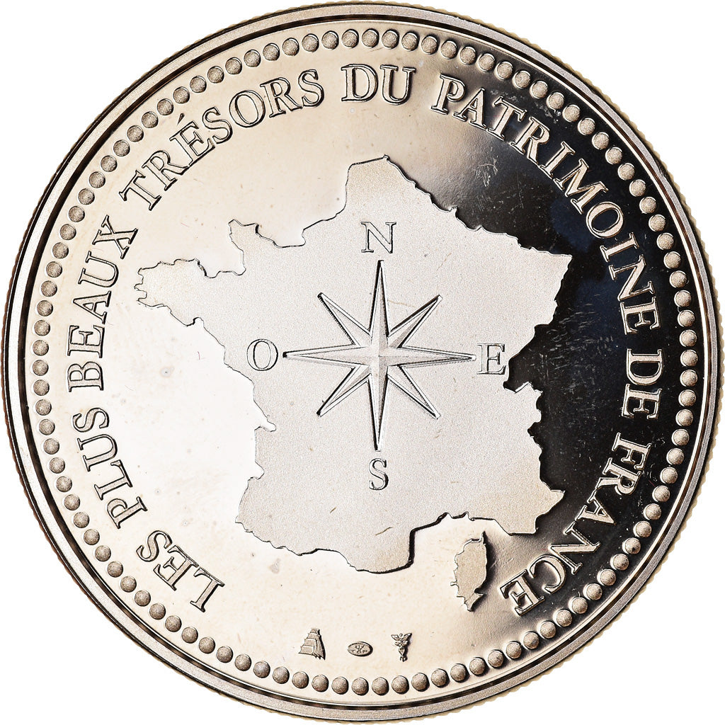 France, Medal, Cathédrale Notre-Dame de Paris, MS(65-70), Copper-nickel