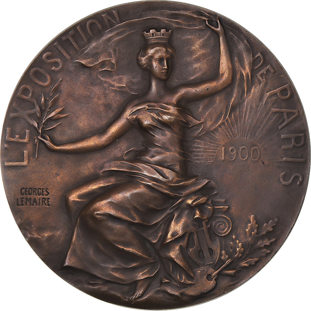 France, Medal, Exposition de Paris, Sciences & Technologies, 1900, Lemaire