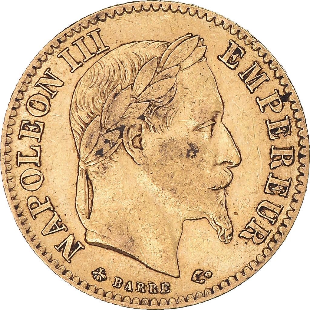 Monnaie, France, Napoleon III, Napoléon III, 10 Francs, 1866, Paris, TTB, Or