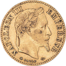 Monnaie, France, Napoleon III, Napoléon III, 10 Francs, 1866, Paris, TTB, Or