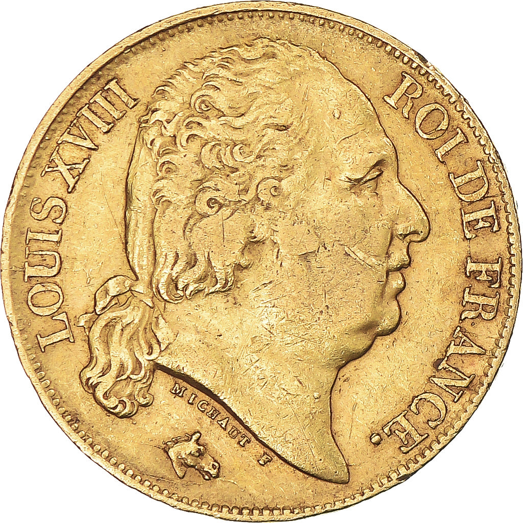Münze, Frankreich, Louis XVIII, Louis XVIII, 20 Francs, 1817, Paris, SS, Gold