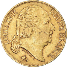 Münze, Frankreich, Louis XVIII, Louis XVIII, 20 Francs, 1817, Paris, SS, Gold