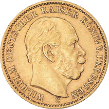 Moneda, Estados alemanes, PRUSSIA, Wilhelm I, 20 Mark, 1874, Frankfurt, MBC