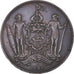 Coin, BRITISH NORTH BORNEO, Cent, 1888, Heaton, Birmingham, VF(30-35), Bronze