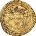Monnaie, France, Ecu d'or aux Porcs-Epics, 1498-1514, Montpellier, TB, Or