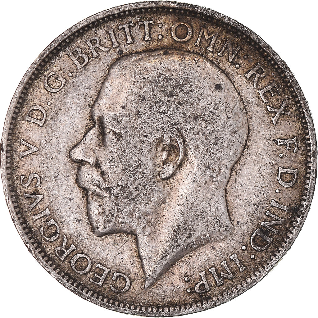 Coin, Great Britain, George V, Florin, Two Shillings, 1914, EF(40-45), Silver