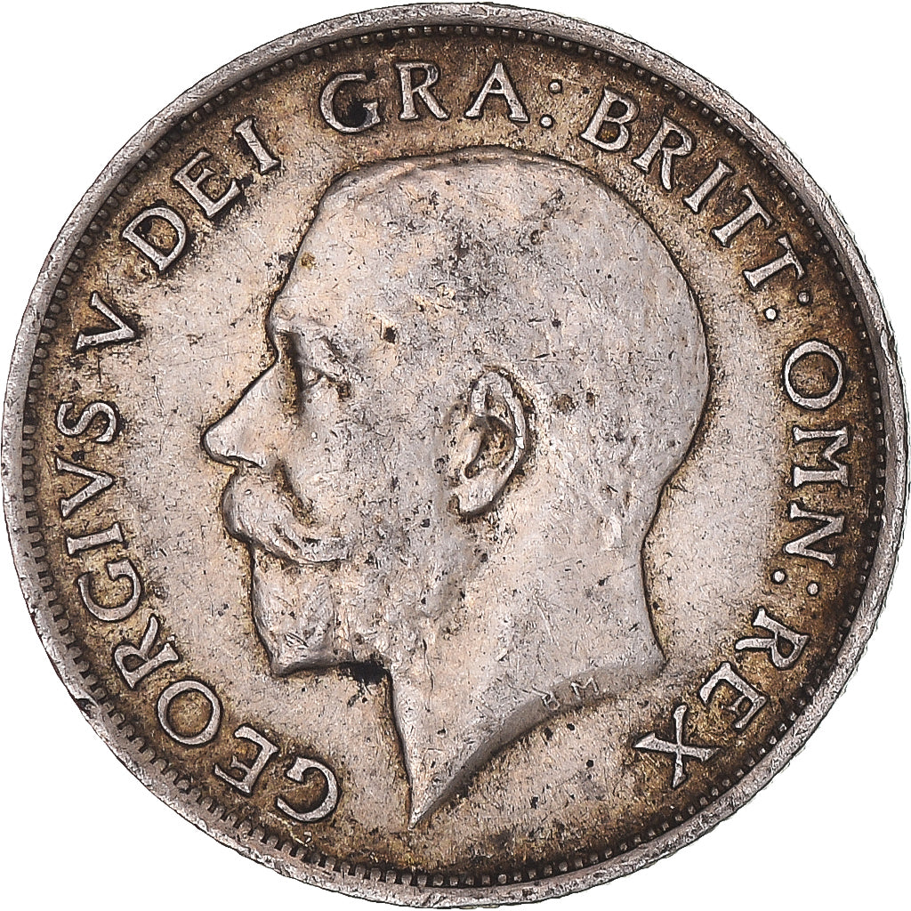 Coin, Great Britain, George V, Shilling, 1916, EF(40-45), Silver, KM:816