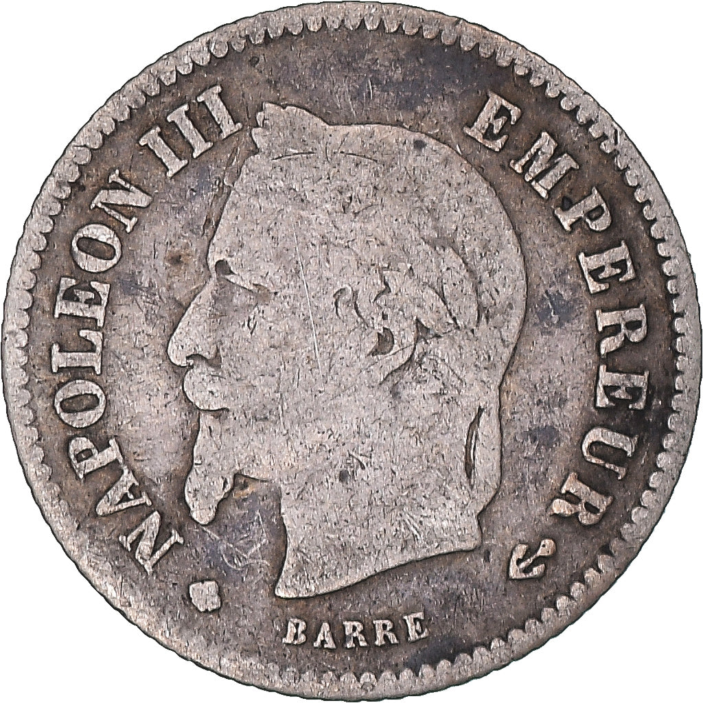 Coin, France, Napoleon III, Napoléon III, 20 Centimes, 1867, Strasbourg