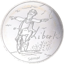 França, 10 Euro, Liberté Printemps Sempé, 2014, MS(65-70), Prata