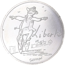 France, 10 Euro, Liberté Eté Sempé, 2014, Paris, MS(65-70), Silver