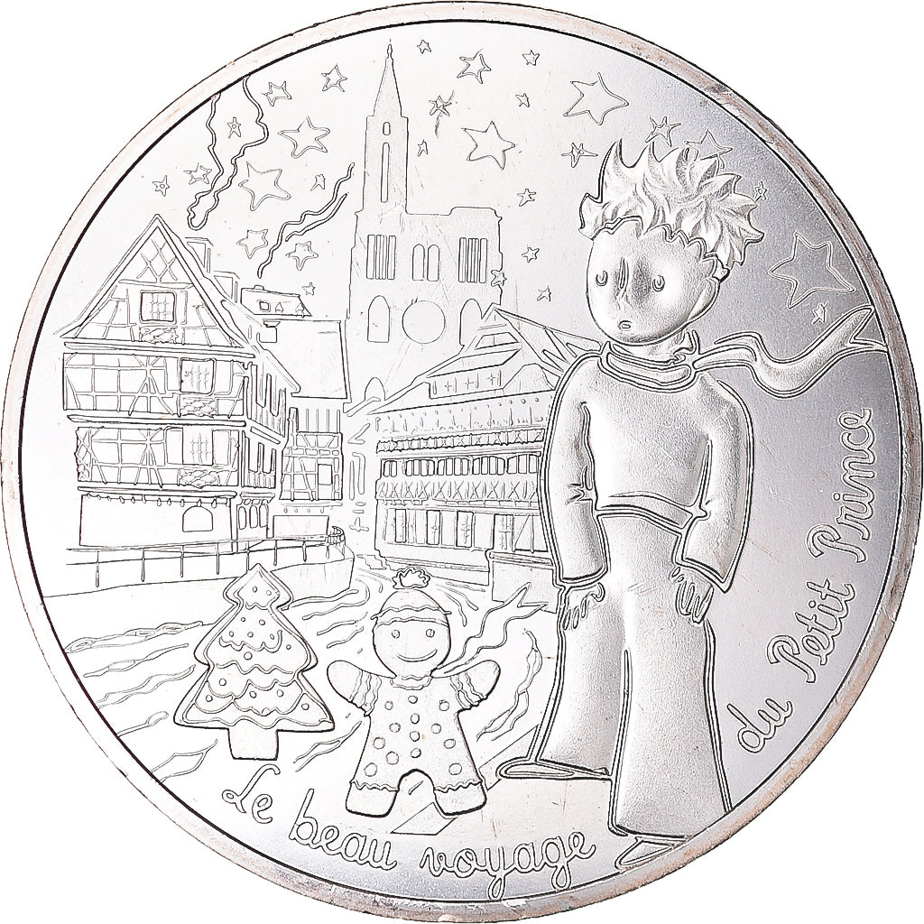 Francia, Monnaie de Paris, 10 Euro, Le Petit Prince (au marché de Noël), 2016