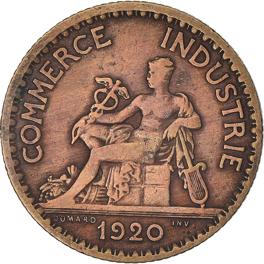 Coin, France, Chambre de commerce, Franc, 1920, Paris, VF(20-25)