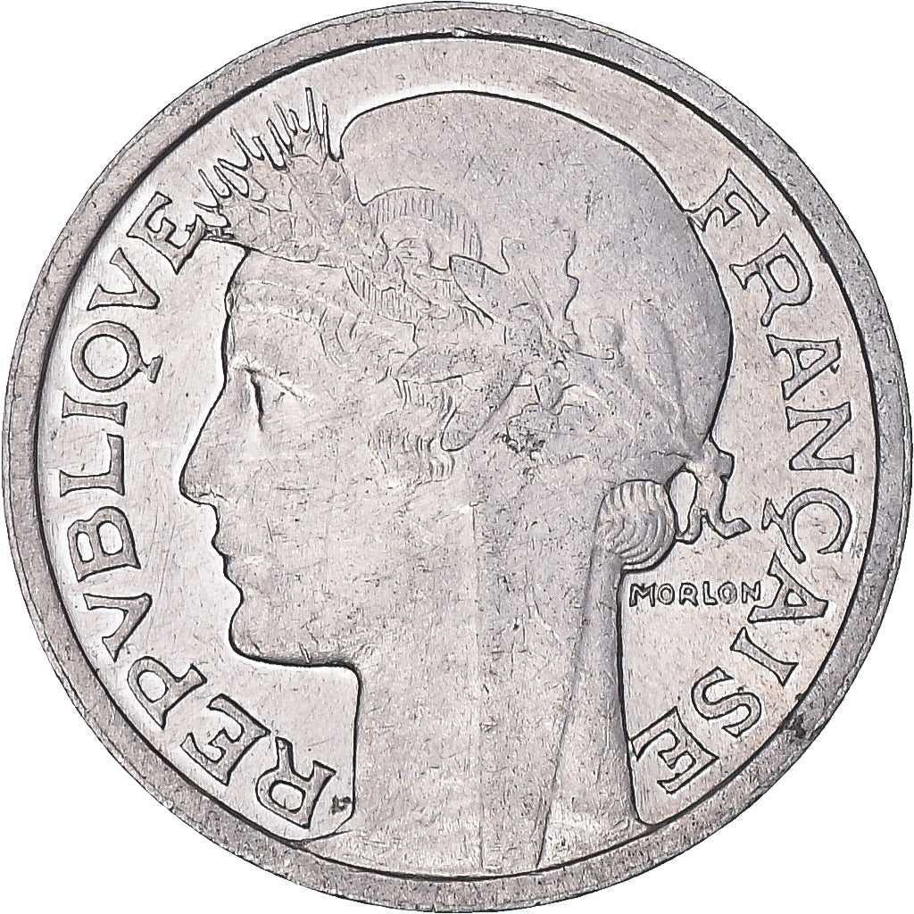 Moneta, Francia, Morlon, 50 Centimes, 1945, Paris, SPL, Alluminio, KM:894.1a