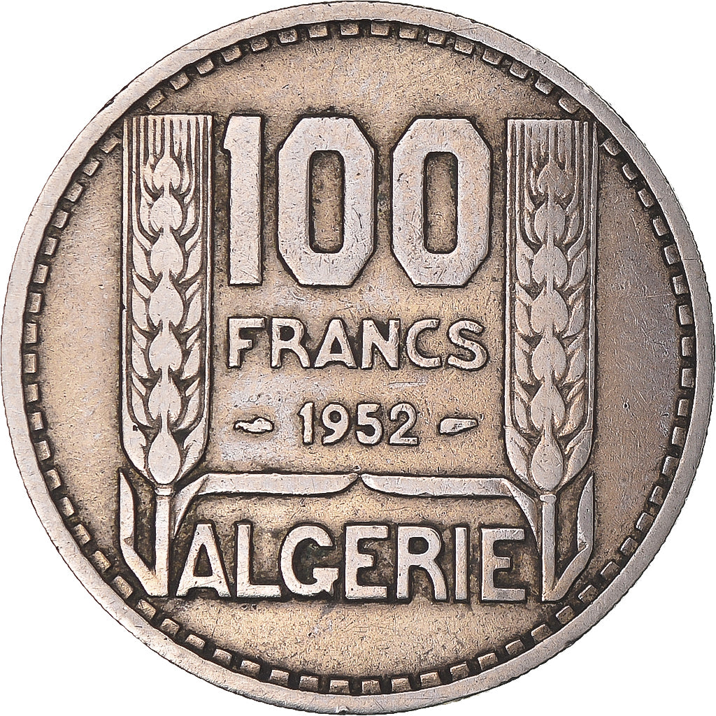 Monnaie, Algérie, 100 Francs, 1952, Paris, TB, Cupro-nickel, KM:93