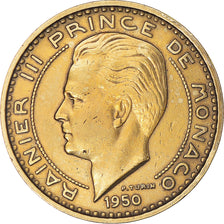 Moeda, Mónaco, Rainier III, 50 Francs, Cinquante, 1950, EF(40-45)
