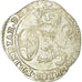 Moneta, Paesi Bassi Spagnoli, BRABANT, Escalin, 1650, Brabant, BB+, Argento