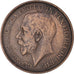 Coin, Great Britain, George V, 1/2 Penny, 1911, VF(30-35), Bronze, KM:809