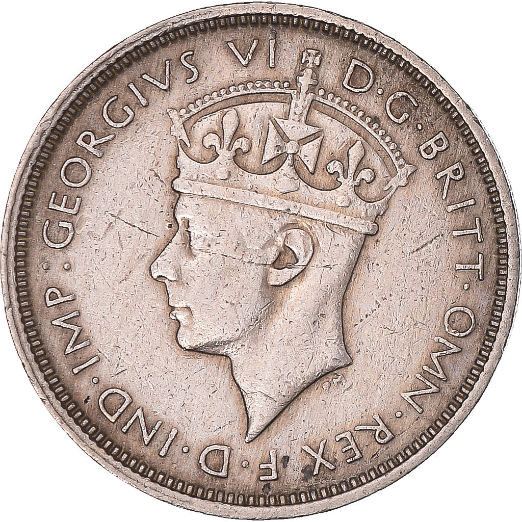 Coin, BRITISH WEST AFRICA, George VI, 3 Pence, 1940, VF(30-35), Copper-nickel