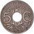 Moeda, França, Lindauer, 5 Centimes, 1933, Paris, AU(50-53), Cobre-níquel