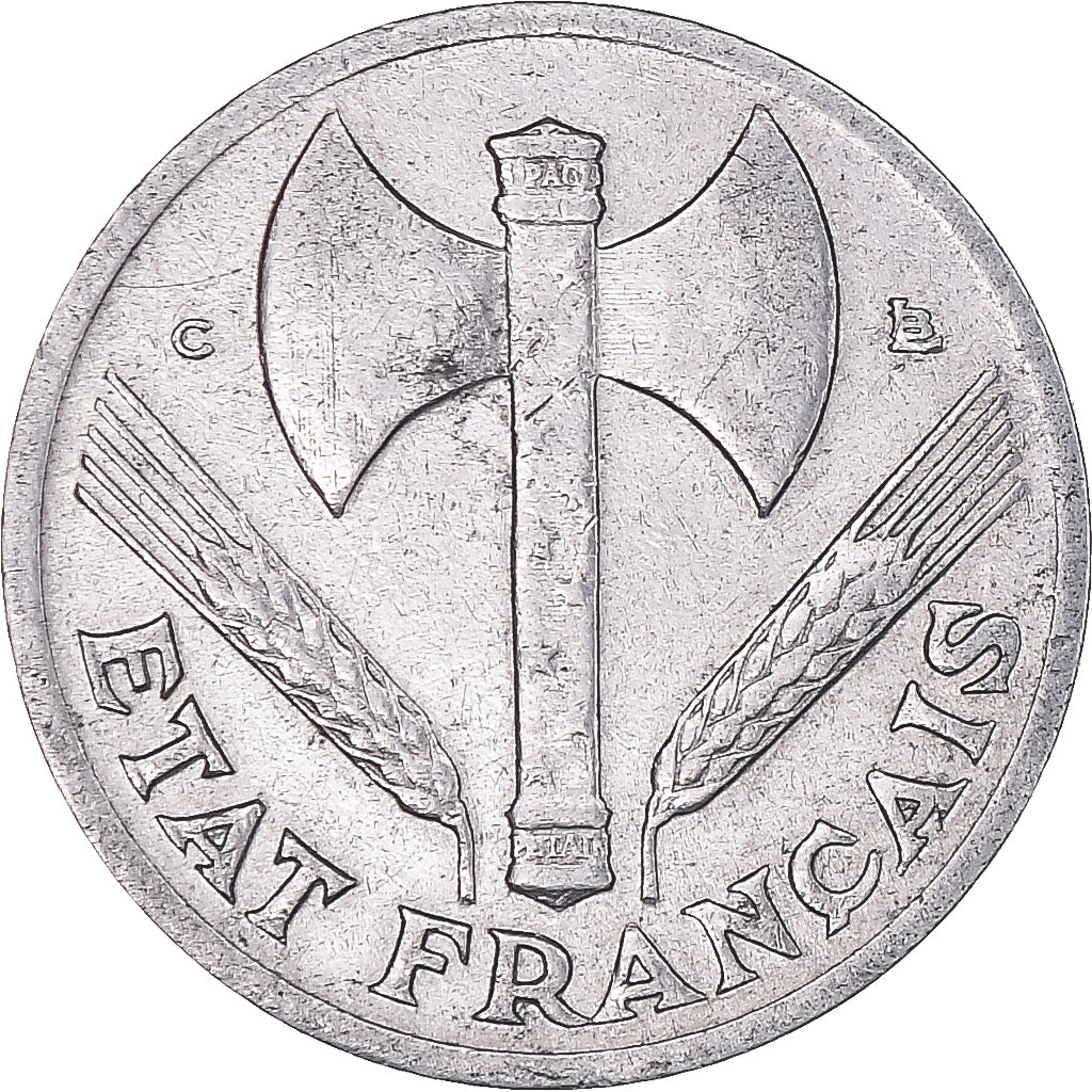 Münze, Frankreich, Bazor, 50 Centimes, 1944, Castelsarrasin, SS, Aluminium