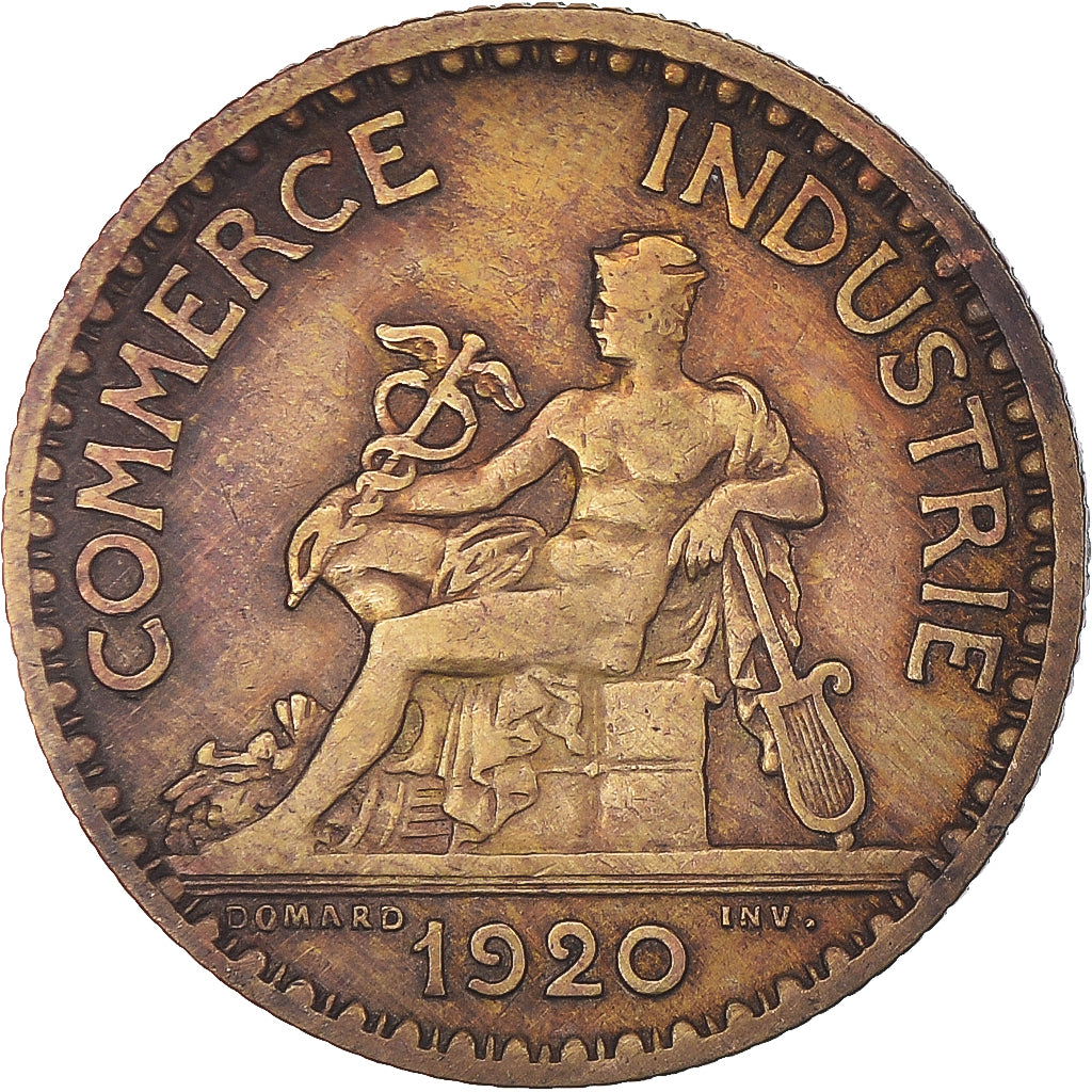 Coin, France, Chambre de commerce, Franc, 1920, Paris, VF(30-35)