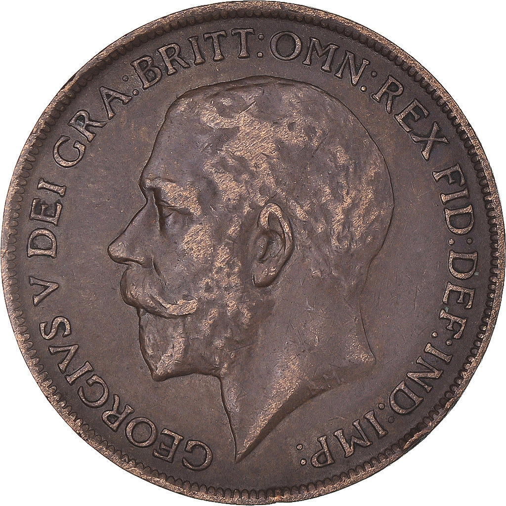 Coin, Great Britain, George V, Penny, 1911, EF(40-45), Bronze, KM:810